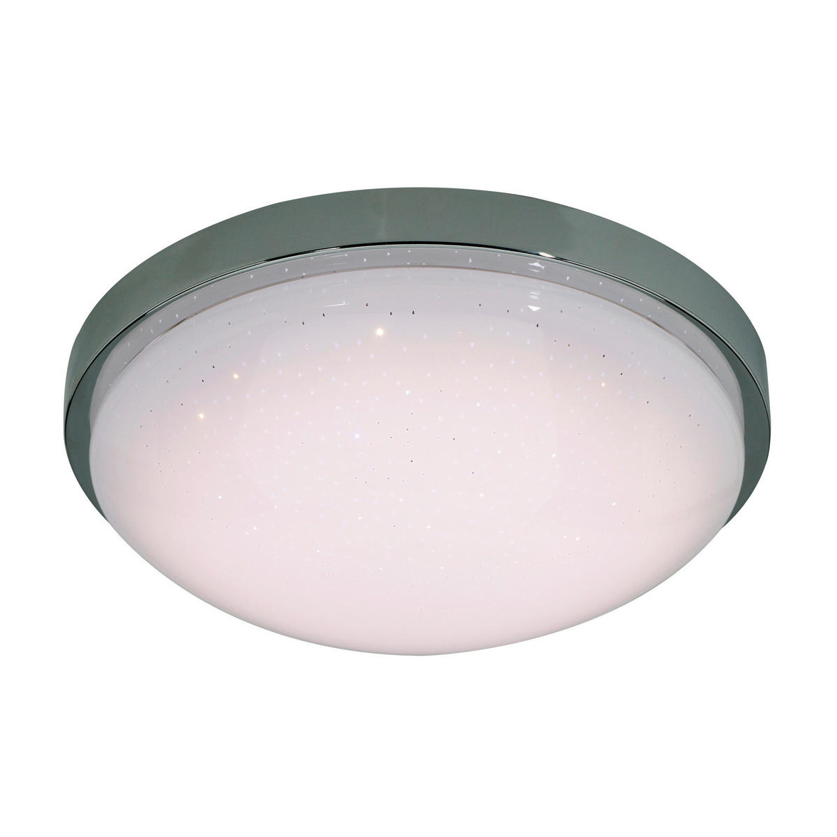 Näve Leuchten LED-Deckenleuchte Chrom Metall Kunststoff B/H/T/D: ca. 29x9x29x29 cm CATANIA - Chrom (29,00/9,00/29,00cm) - Näve Leuchten