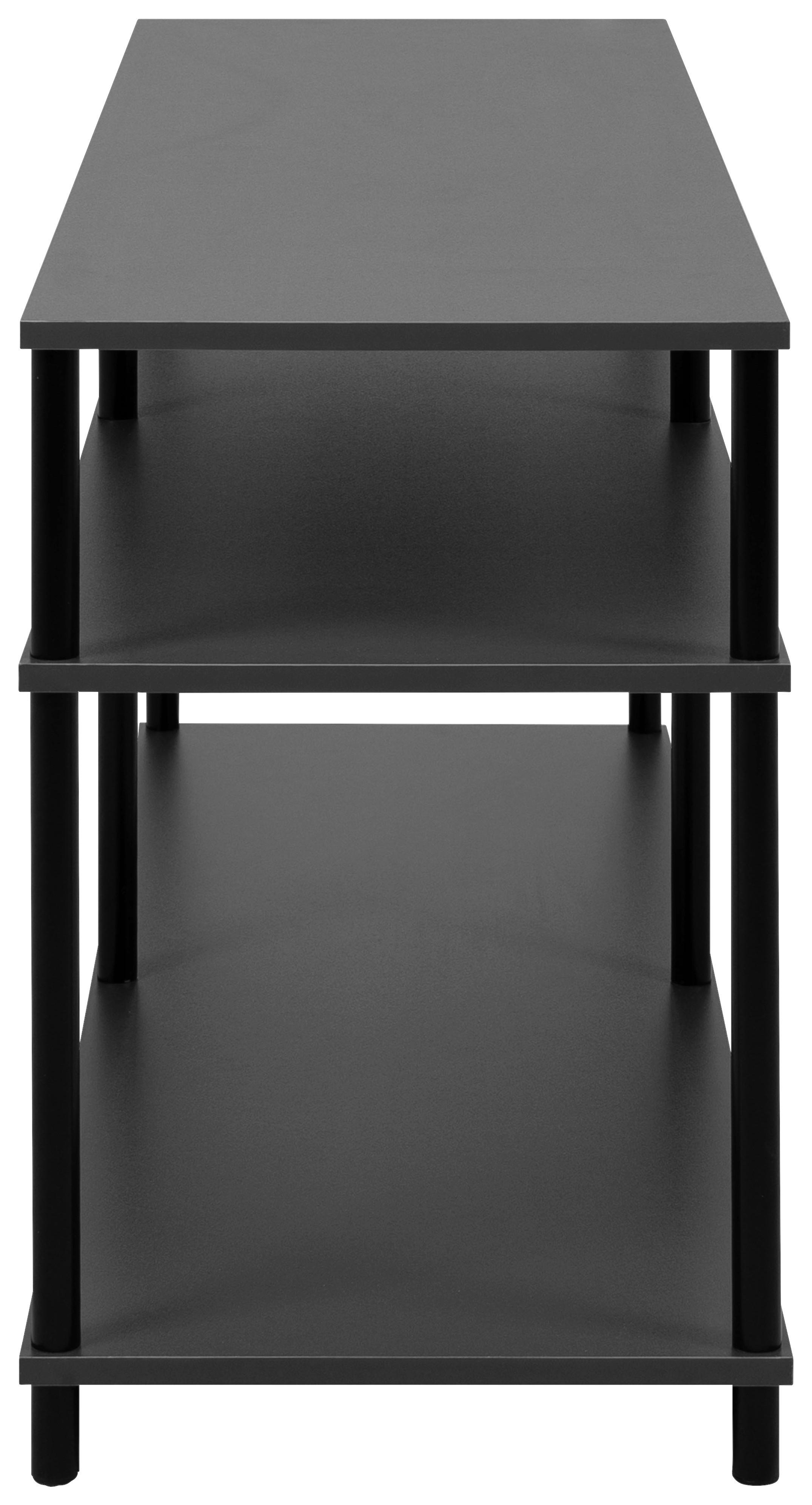 TV-Board Tobi B/H/T: ca. 140x60x40 cm Tobi - schwarz/anthrazit (140,00/60,00/40,00cm)