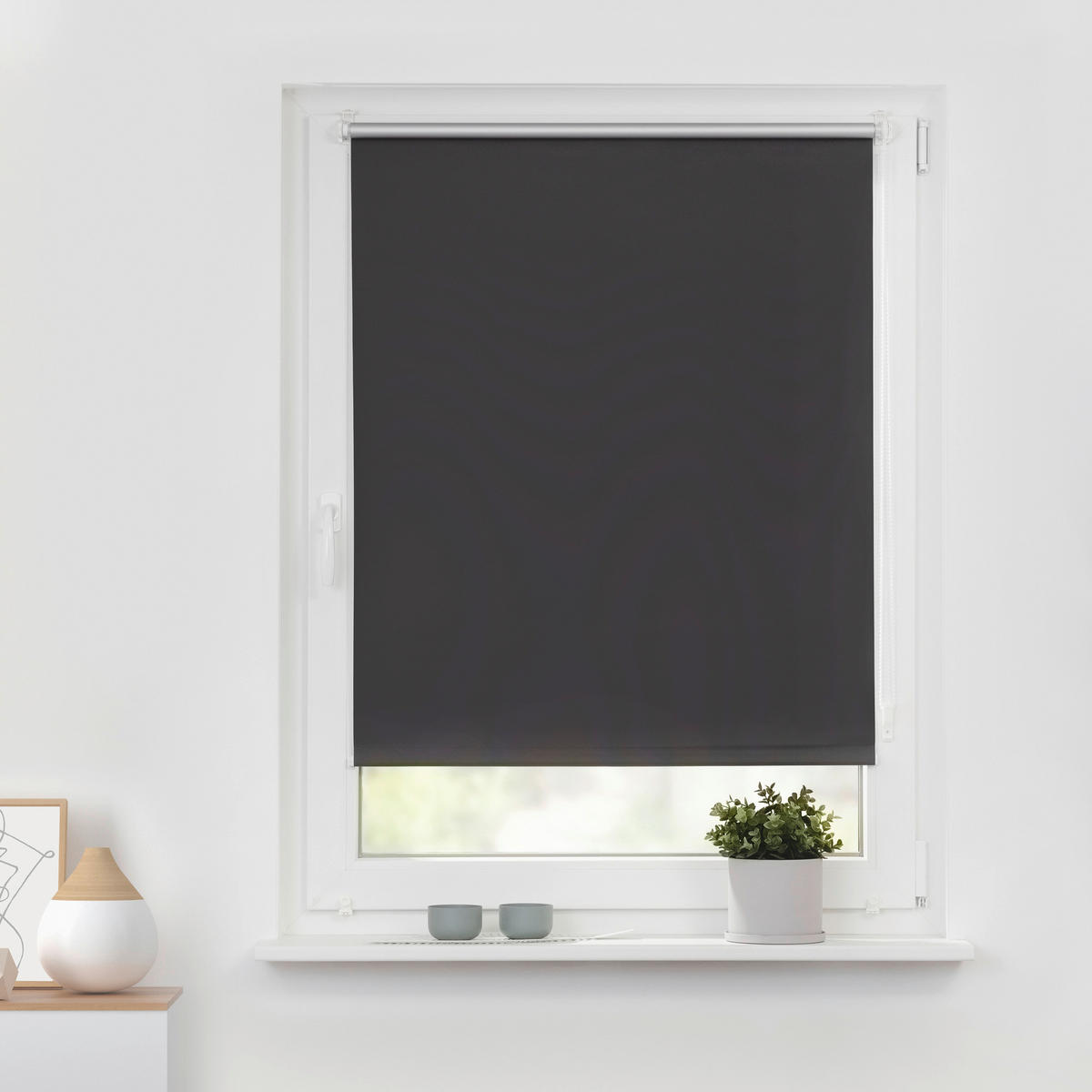 Thermo Klebe-/Klemmrollo Verdunklungsqualität anthrazit B/L: ca. 60x150 cm Rollo_Thermo_VD_Klemmfix - anthrazit (60,00/150,00cm) - LICHTBLICK