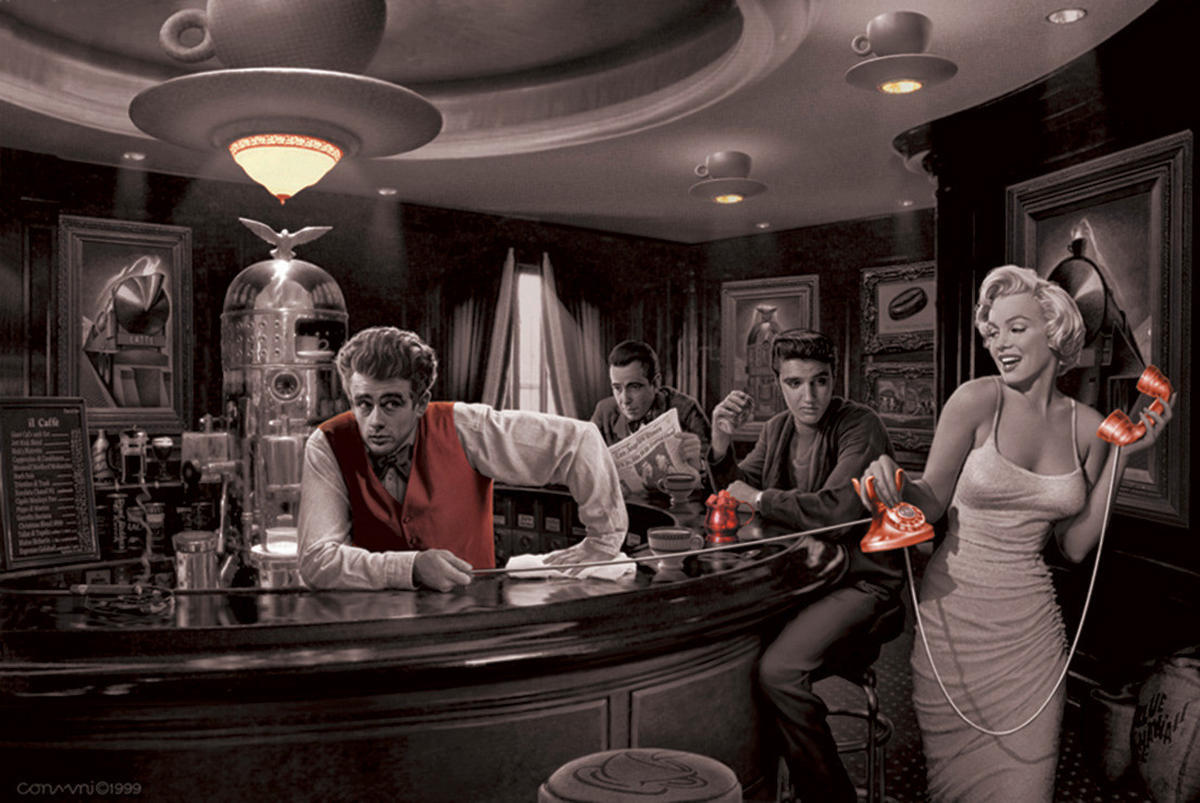 The Wall Wandbild James Dean B/L: ca. 58x90 cm Bild_Deko_Panel - (58,00/90,00cm) - The Wall