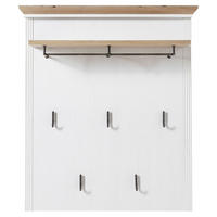 Garderobenpaneel Jasmin Pinie Nachbildung Eiche Artisan Nachbildung B/H/T: ca. 93x107x30 cm Jasmin - Eiche (93,00/107,00/30,00cm)