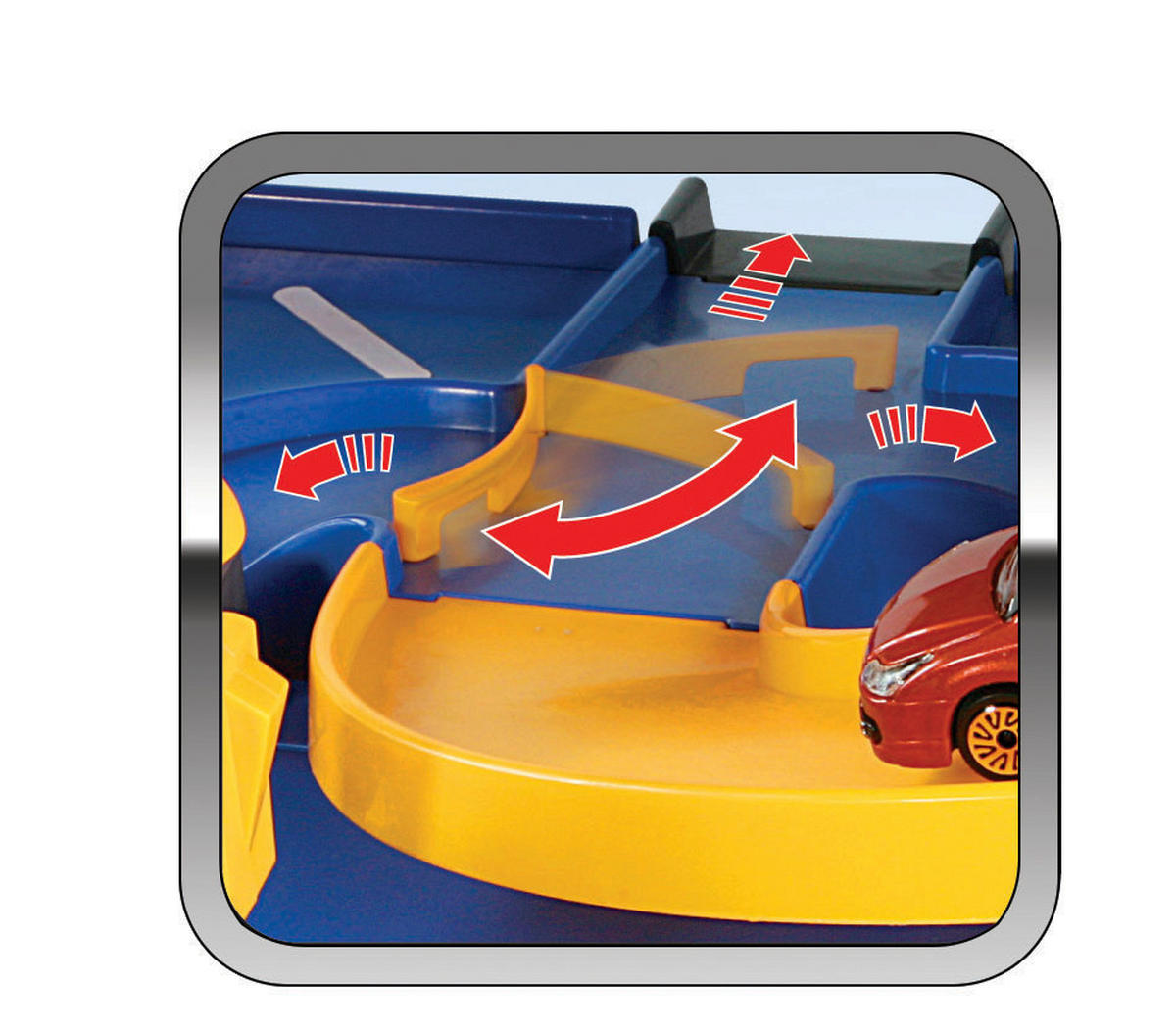 Bburago Parkhaus Garage Spielset Street Fire Parking Playset B/H/L: ca. 69x69x85 cm Street Fire Parking Playset - bunt (85,00/69,00/69,00cm) - Bburago