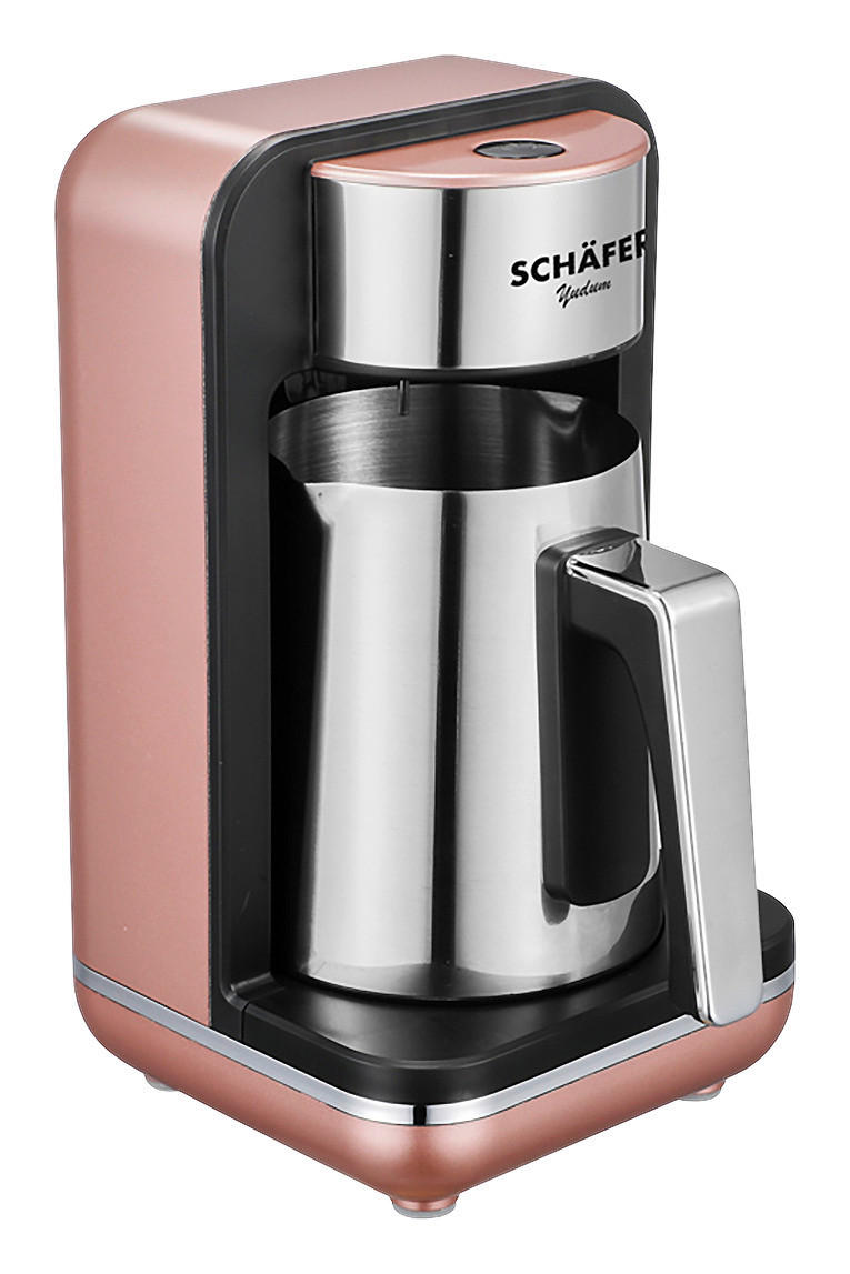 Schäfer Mokkamaschine roségold Edelstahl Kunststoff B/H/L: ca. 16x26x28 cm Mokkamaschine_Kaffeekocher 250ml - roségold (28,00/16,00/26,00cm) - SCHÄFER