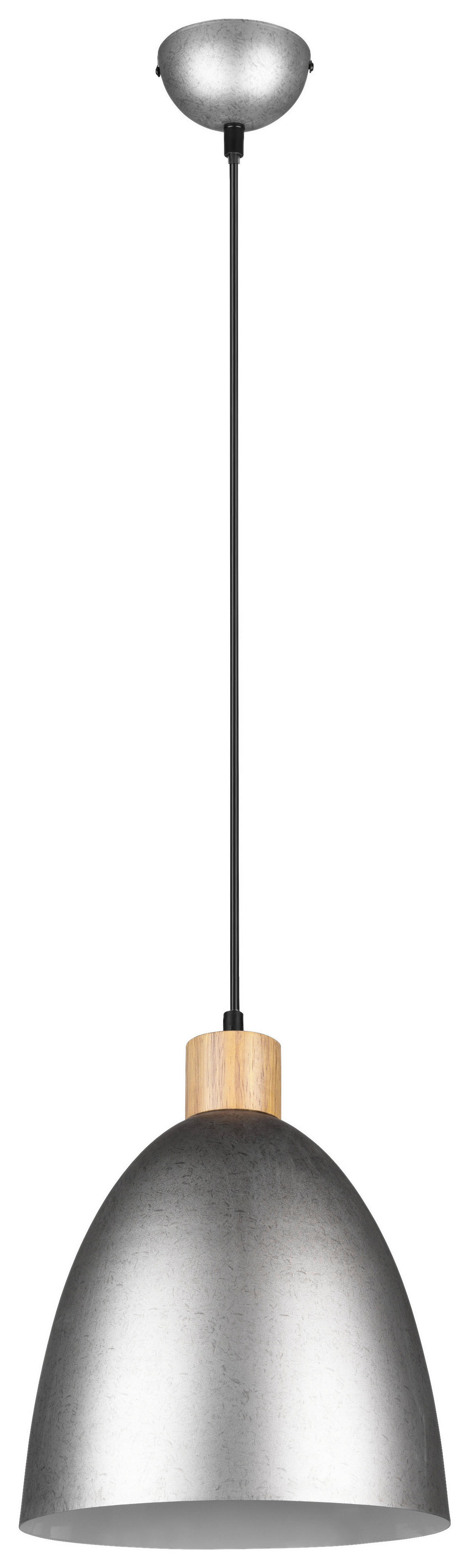 Reality Pendelleuchte R30681067 nickel Metall H/D: ca. 150x25 cm E27 1 Brennstellen Jagger - nickel (25,00/150,00cm) - Reality
