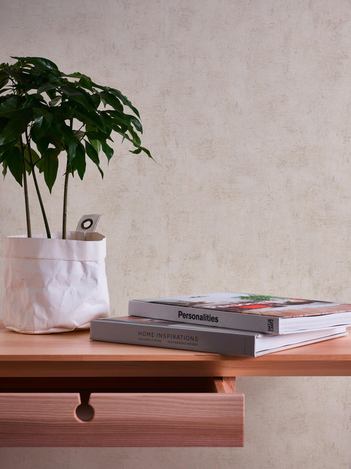A.S.Creation Vliestapete Blooming Uni creme B/L: ca. 53x1005 cm Blooming - creme (53,00/1005,00cm) - A.S.Creation