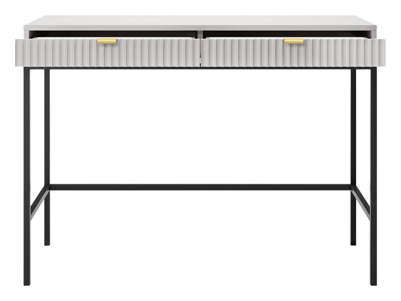 Schminktisch SCHMINKTISCH AURA AU05 grau schwarz gold Optik B/H/T: ca. 104x78x50 cm SCHMINKTISCH AURA AU05 - gold/schwarz (104,00/78,00/50,00cm) - WIPMEB