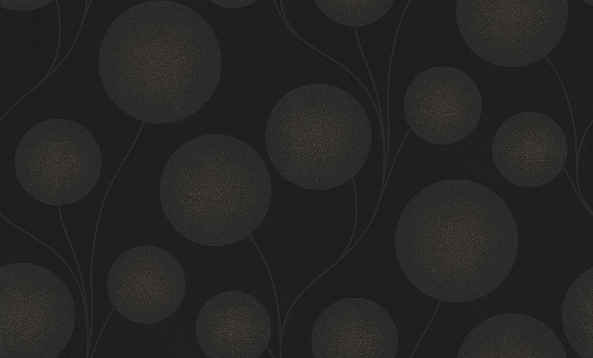 A.S.Creation Vliestapete Spot 3 Kreise schwarz B/L: ca. 53x1005 cm Spot 3 - schwarz (53,00/1005,00cm) - A.S.Creation