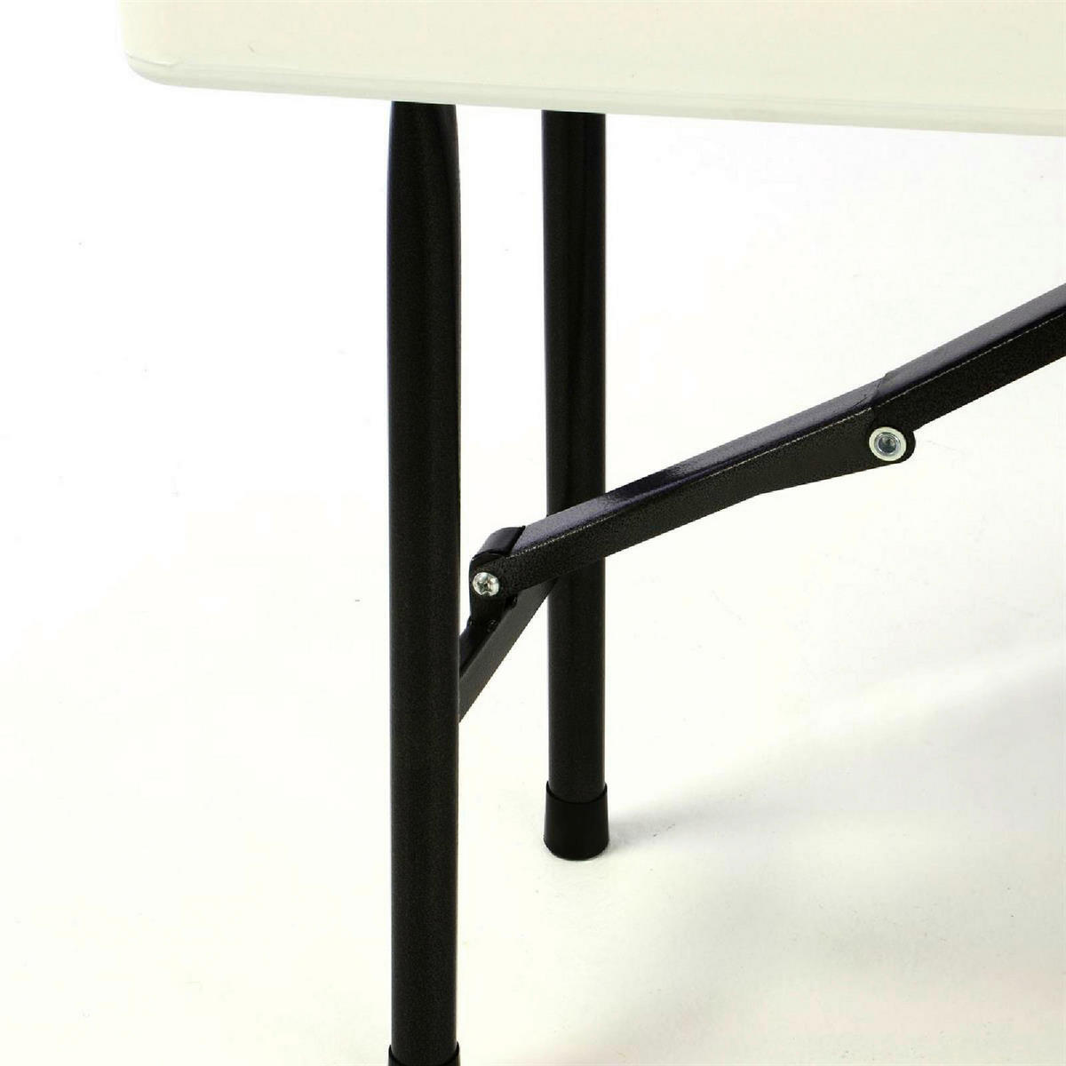 VCM Klappbank weiß Kunststoff B/H/L: ca. 25x41x180 cm Klappbank - weiß (180,00/25,00/41,00cm) - VCM