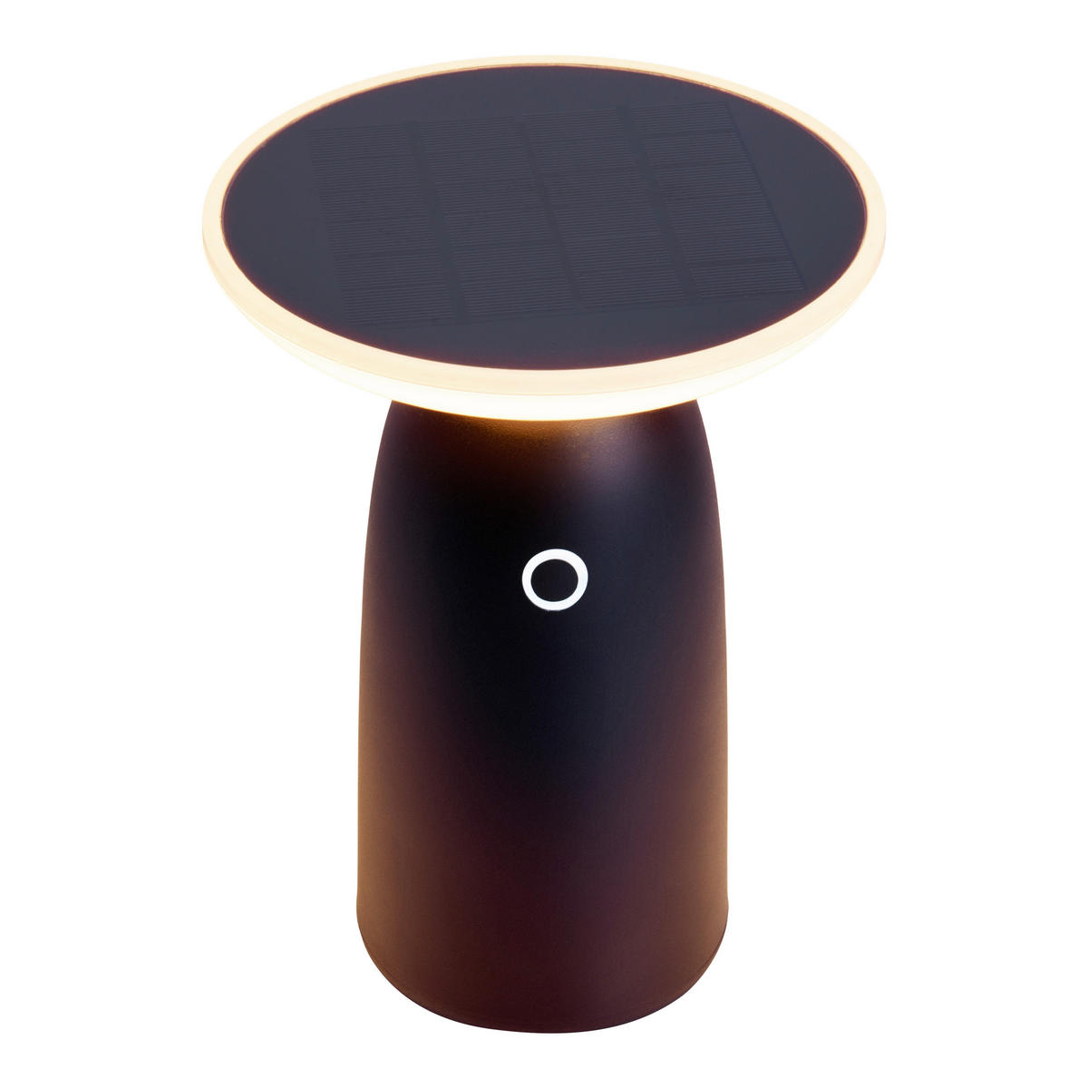 LED-Solarleuchte 3191022 schwarz Kunststoff Metall H/D: ca. 22,5x16 cm LED Solarleuchte ADA mit LED - schwarz (16,00/22,50cm) - Näve Leuchten