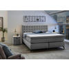 Boxspringbett  grau Flachgewebe Liegefläche B/L: ca. 180x200 cm Jessica_Boxspringbett - schwarz/grau (194,00/122,00/216,00cm)