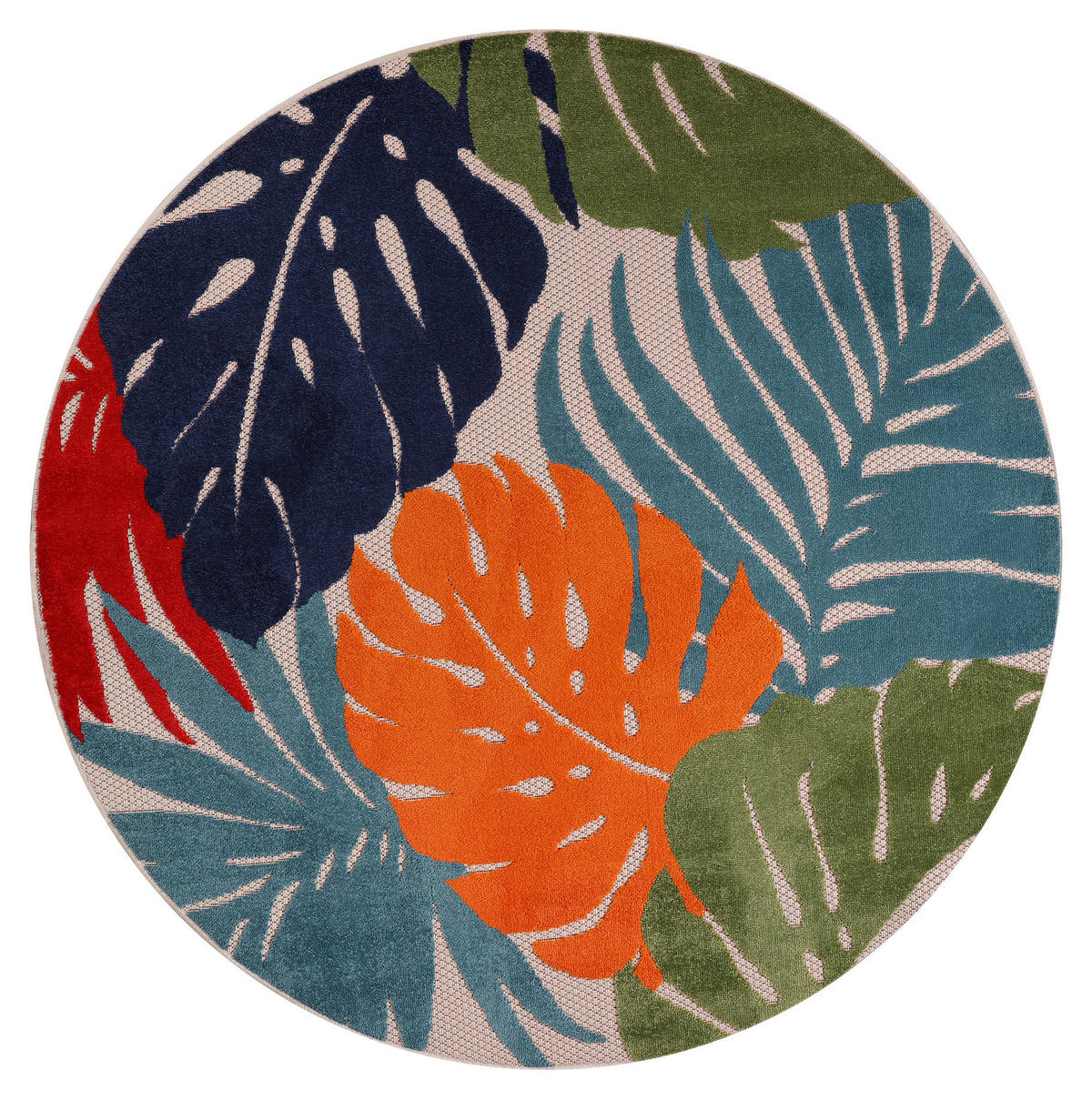 Sanat Outdoorteppich FLORAL bunt B/L: ca. 150x150 cm FLORAL - bunt (150,00/150,00cm) - Sanat