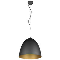 Reality Pendelleuchte TILDA R30661980 schwarz gold Metall H/D: ca. 150x40 cm E27 1 Brennstellen Tilda - gold/schwarz (40,00/150,00cm) - Reality