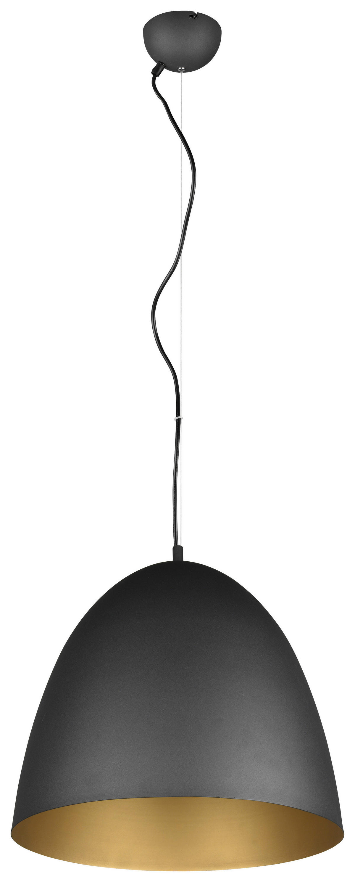 Reality Pendelleuchte TILDA R30661980 schwarz gold Metall H/D: ca. 150x40 cm E27 1 Brennstellen Tilda - gold/schwarz (40,00/150,00cm) - Reality