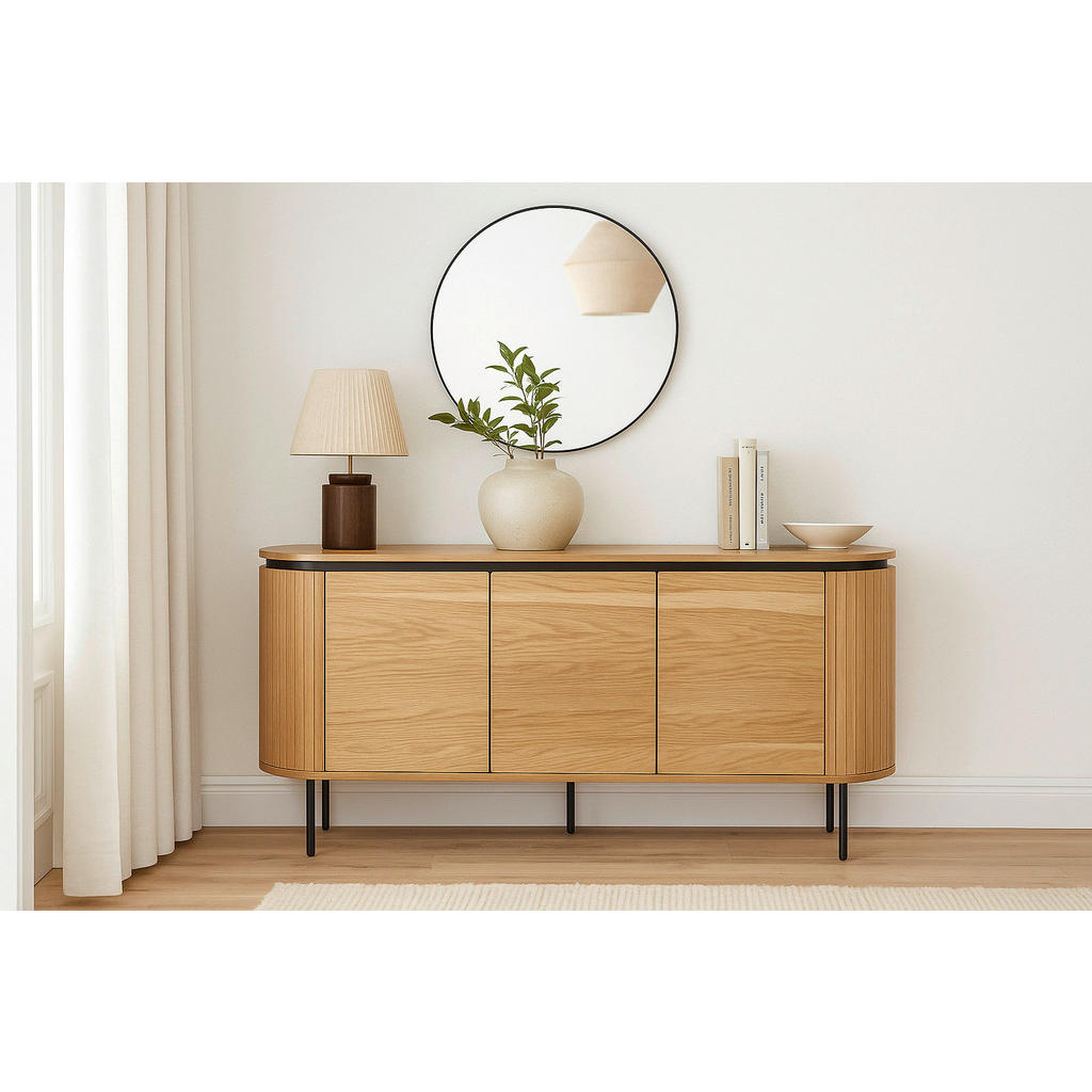 Thumbnail - Kommode ALBERI Eiche Sonoma Nachbildung B/H/T: ca. 160x76x40 cm