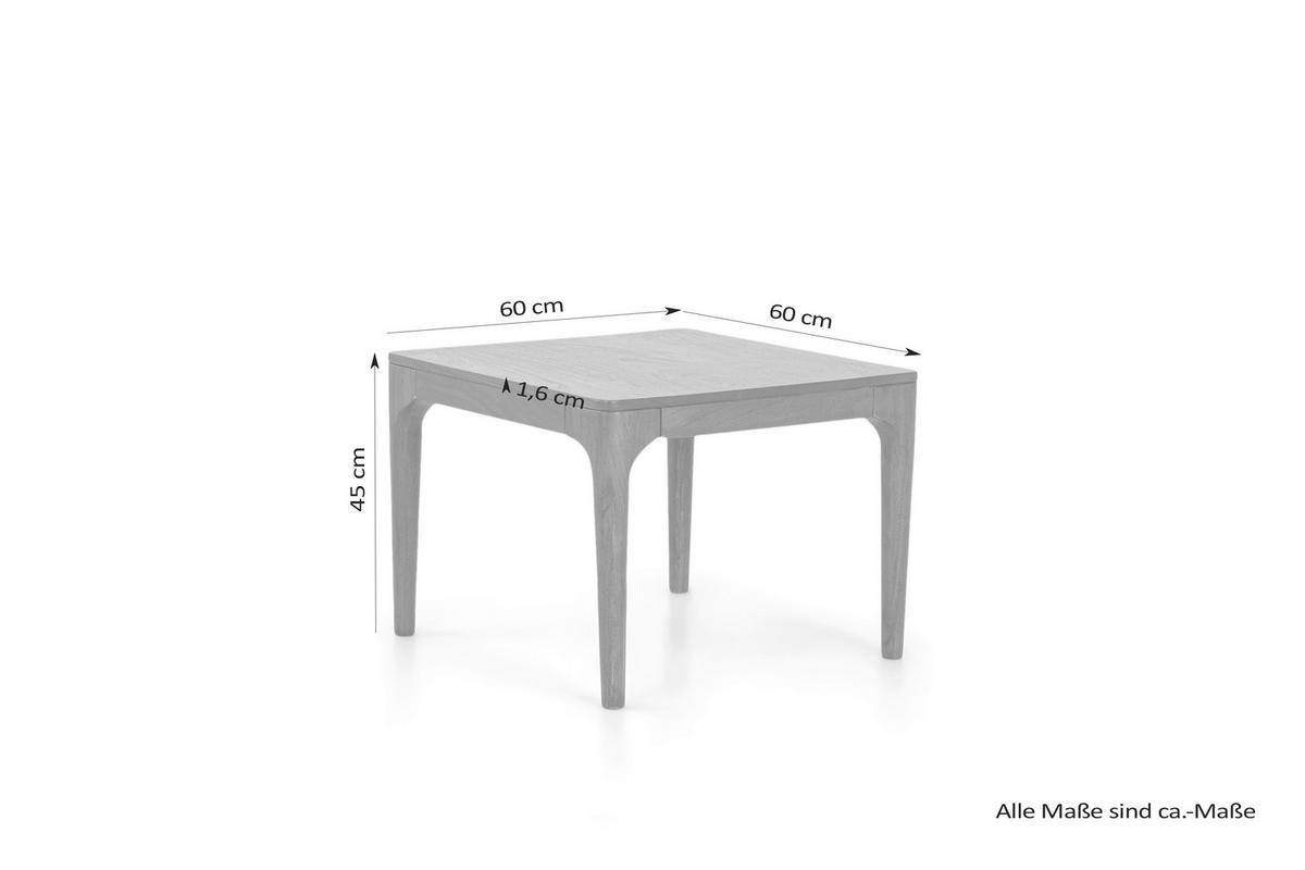Couchtisch BOSSE natur B/H/T: ca. 60x45x60 cm BOSSE - natur (60,00/45,00/60,00cm) - byLIVING