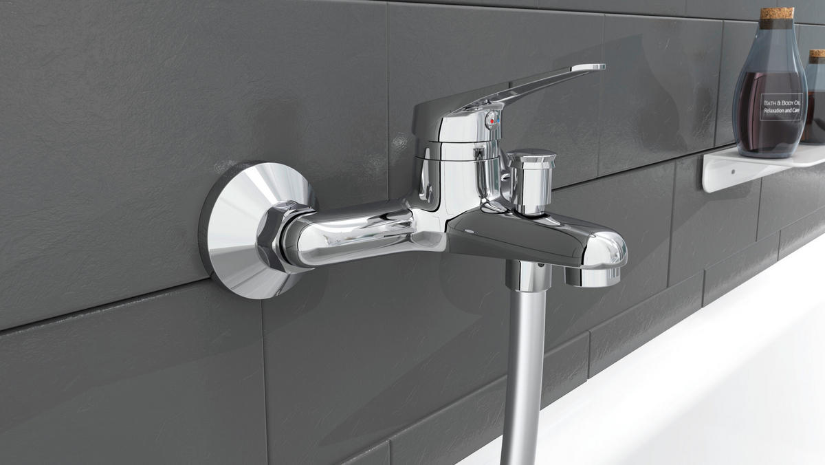 Wannen-Armatur Speed Chrom Wannenarmatur_Speed chrom - Chrom (17,80/10,80/12,70cm) - EISL