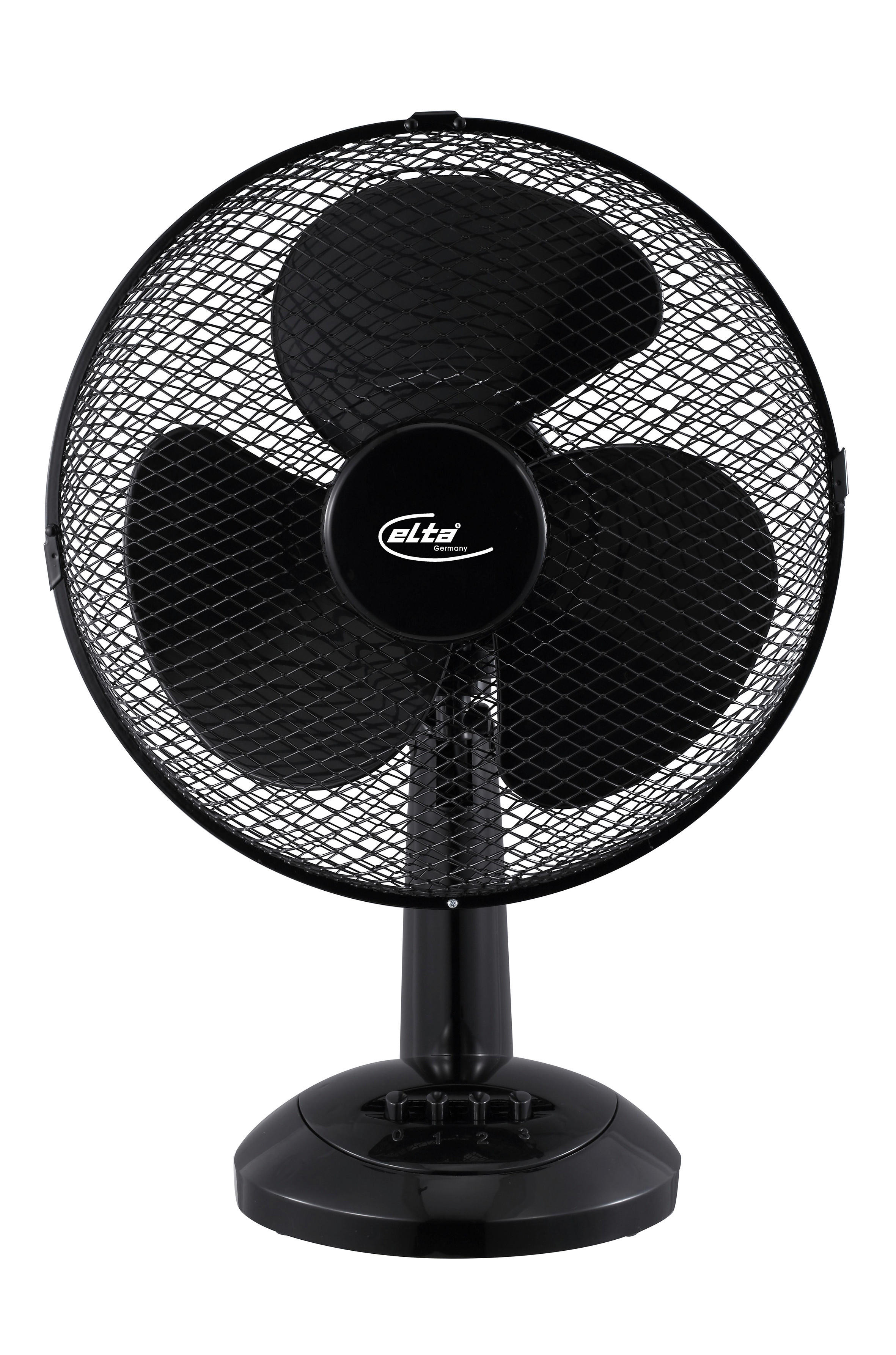 Elta Tischventilator TVT-30.2 schwarz Metall Kunststoff D: ca. 30 cm Tischventilator_Elta 3001221 - schwarz (30,00cm) - Elta