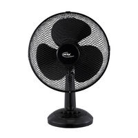 Elta Tischventilator TVT-30.2 schwarz Metall Kunststoff D: ca. 30 cm Tischventilator_Elta 3001221 - schwarz (30,00cm) - Elta