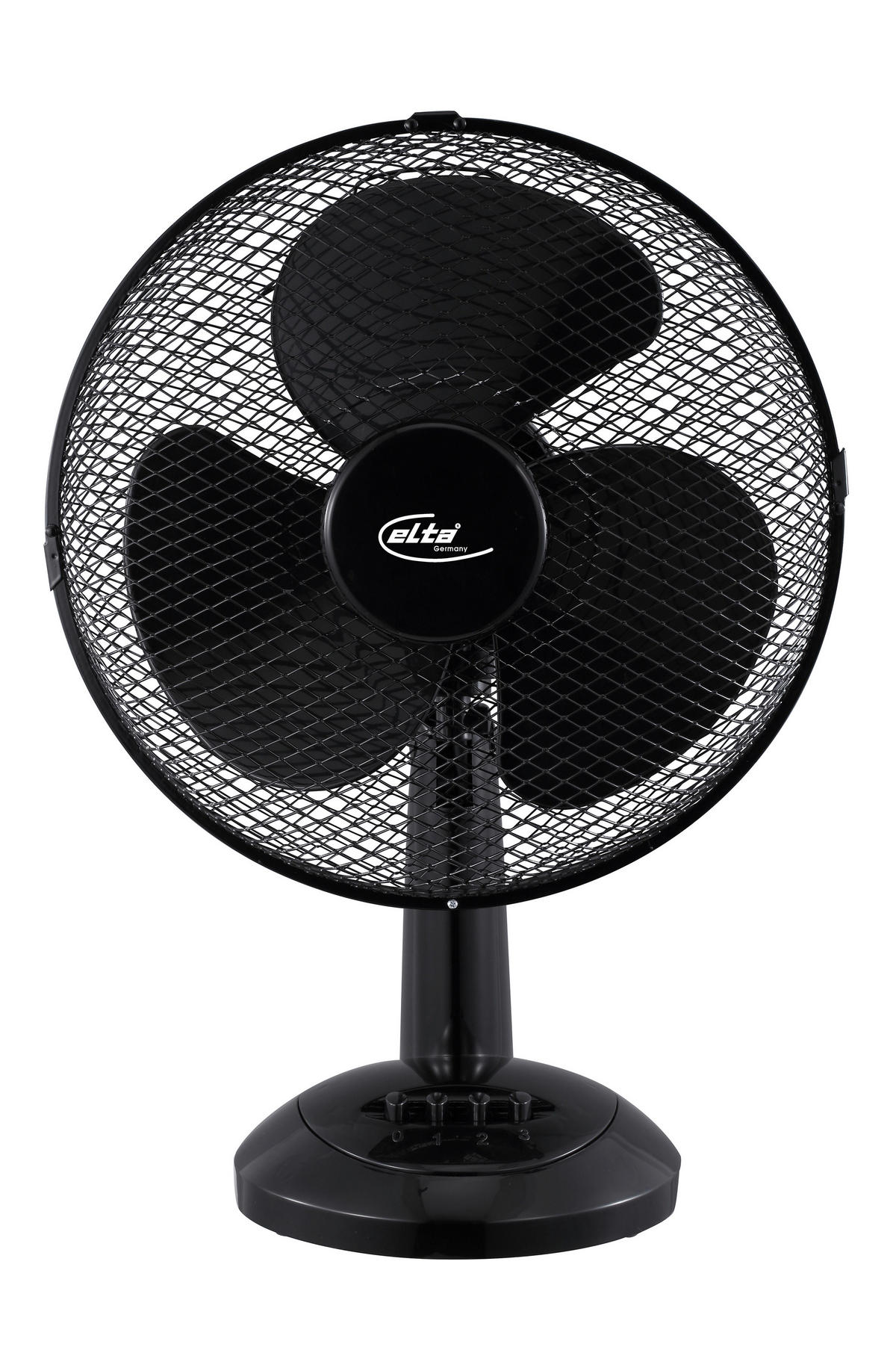 Elta Tischventilator TVT-30.2 schwarz Metall Kunststoff D: ca. 30 cm Tischventilator_Elta 3001221 - schwarz (30,00cm) - Elta