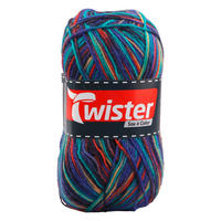Handstrickgarn Sox marine L: ca. 42000 cm Sox - Multi/marine (42000,00cm) - Twister