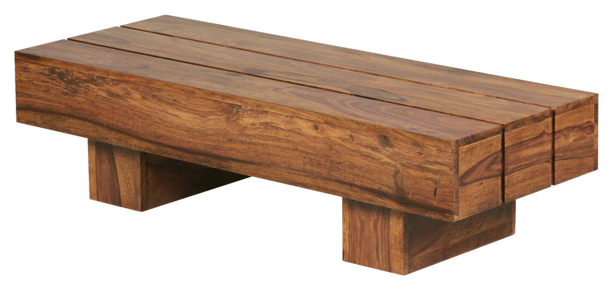 Couchtisch natur B/H/T: ca. 120x30x45 cm Couchtisch - natur (120,00/30,00/45,00cm) - Wohnling