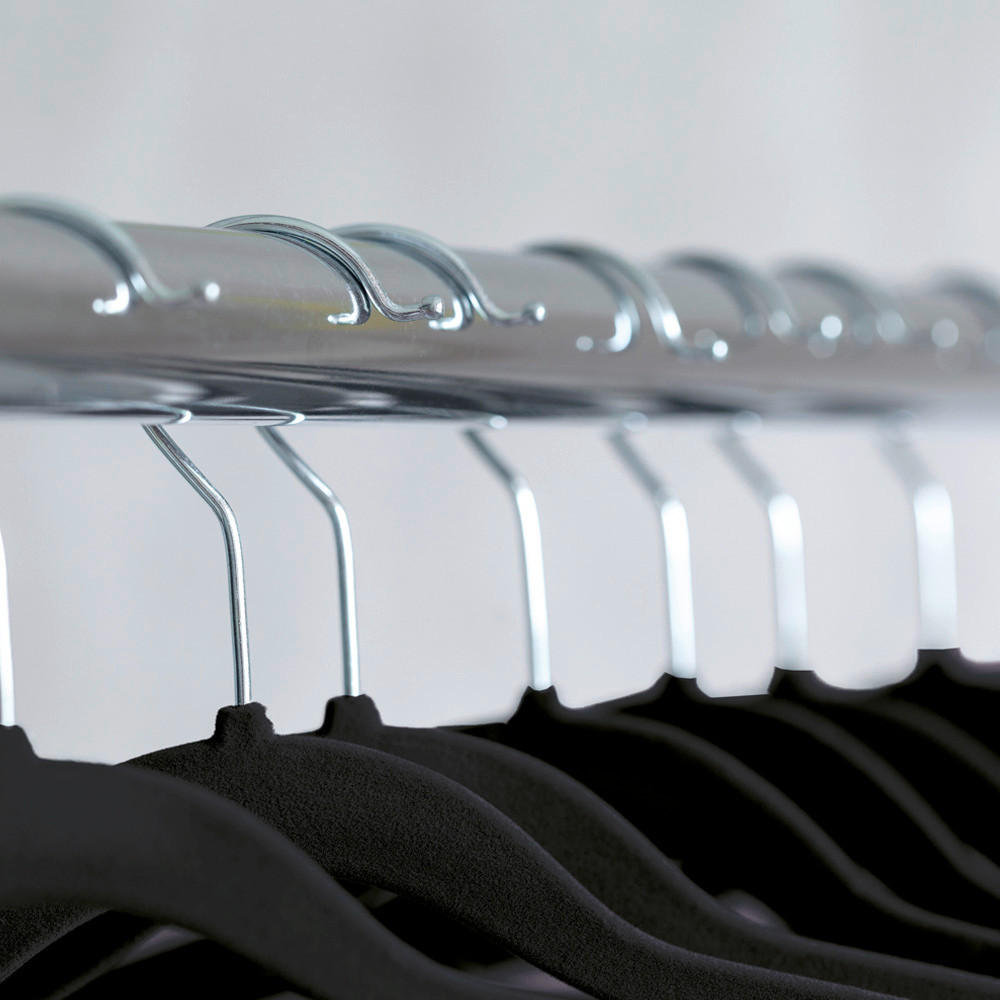 Kesper Kleiderbügel 25tlg. grau Kunststoff Kleiderbügel_25tlg. - grau (45,00cm) - Kesper