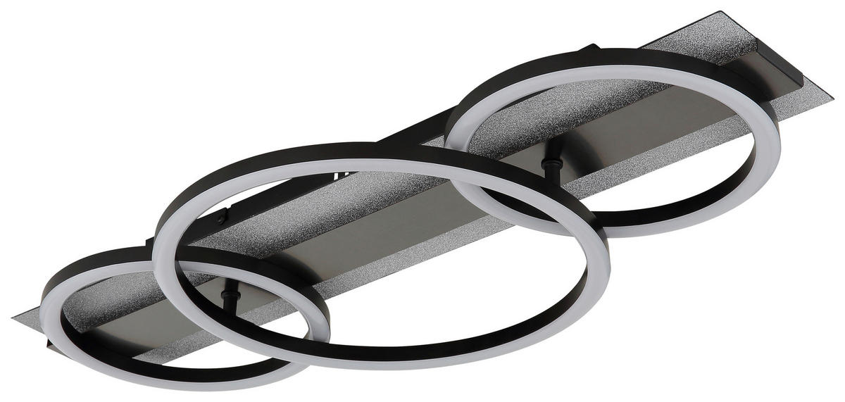 GLOBO Deckenventilator Deckenleuchte-Norberto - schwarz (31,50/10,50/67,00cm) - GLOBO