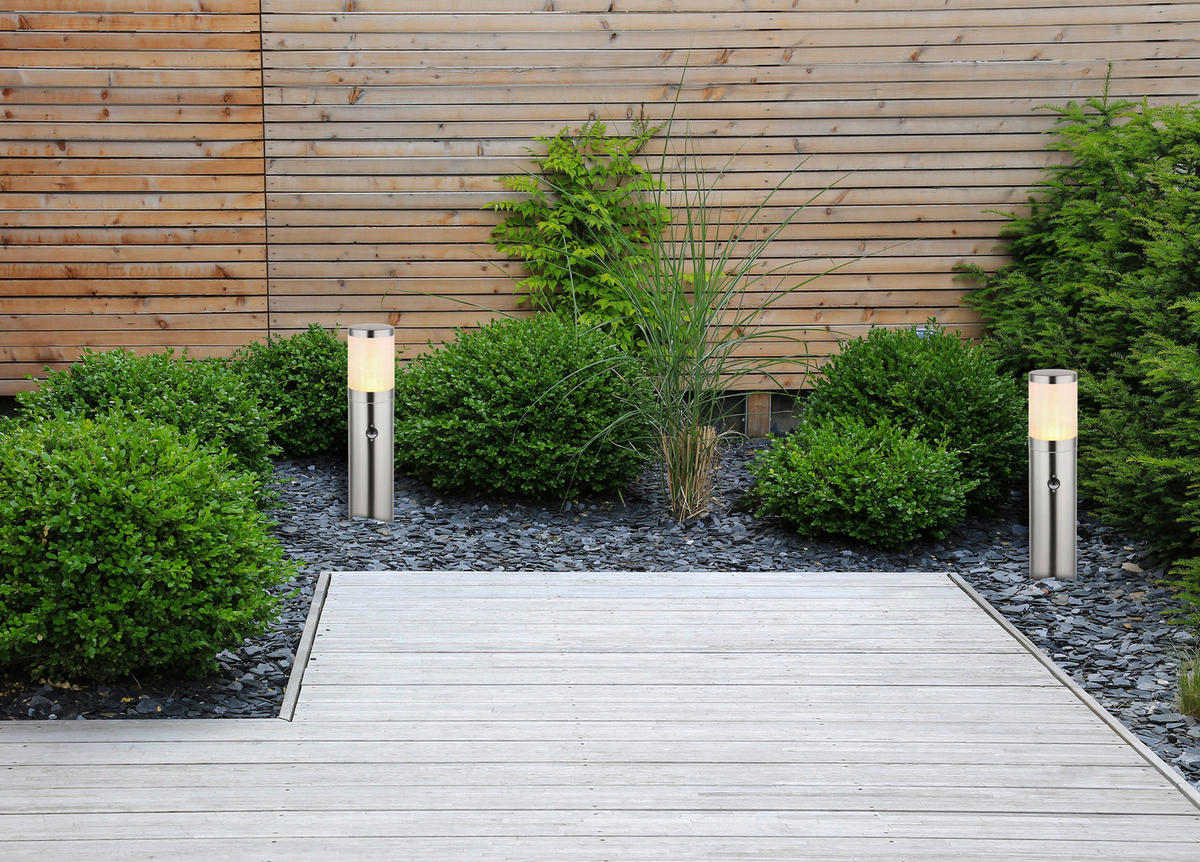 Außenleuchte silber H/D: ca. 50x14 cm XELOO - silber (14,00/50,00cm) - GLOBO
