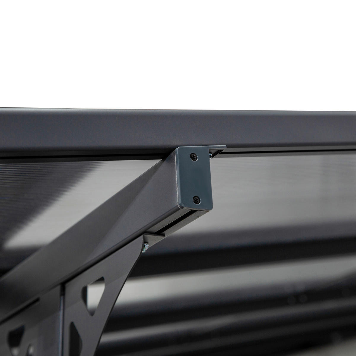 Outsunny Pavillon grau Aluminium B/H/L: ca. 302x250x435 cm Pavillon - grau (435,00/302,00/250,00cm) - Outsunny