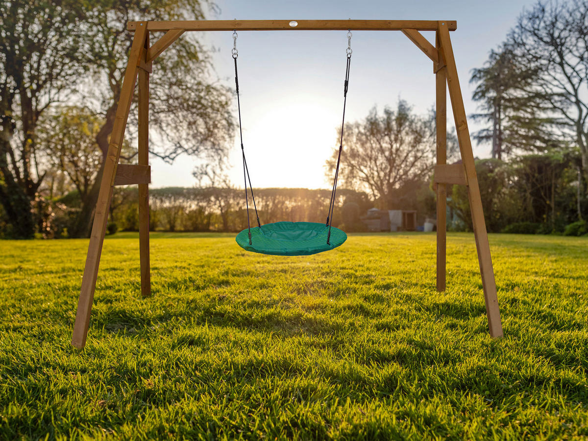 AXI Nestschaukel Summer braun B/H/L: ca. 254x207x160 cm Summer - braun/grün (160,00/254,00/207,00cm) - AXI