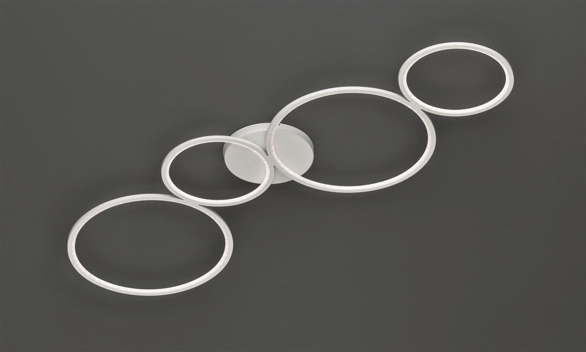 TRIO Deckenleuchte 622610431 weiß Metall B/H/L: ca. 34x6x97 cm LED-Deckenleuchte_Rondo - weiß (97,00/34,00/6,00cm) - Trio