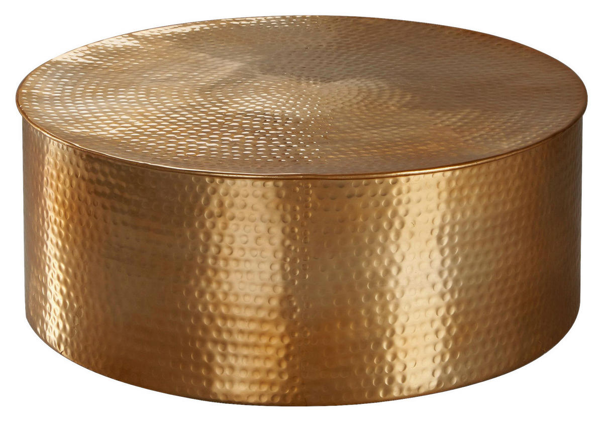 Couchtisch gold H: ca. 31 cm Couchtisch - gold (31,00cm) - Wohnling