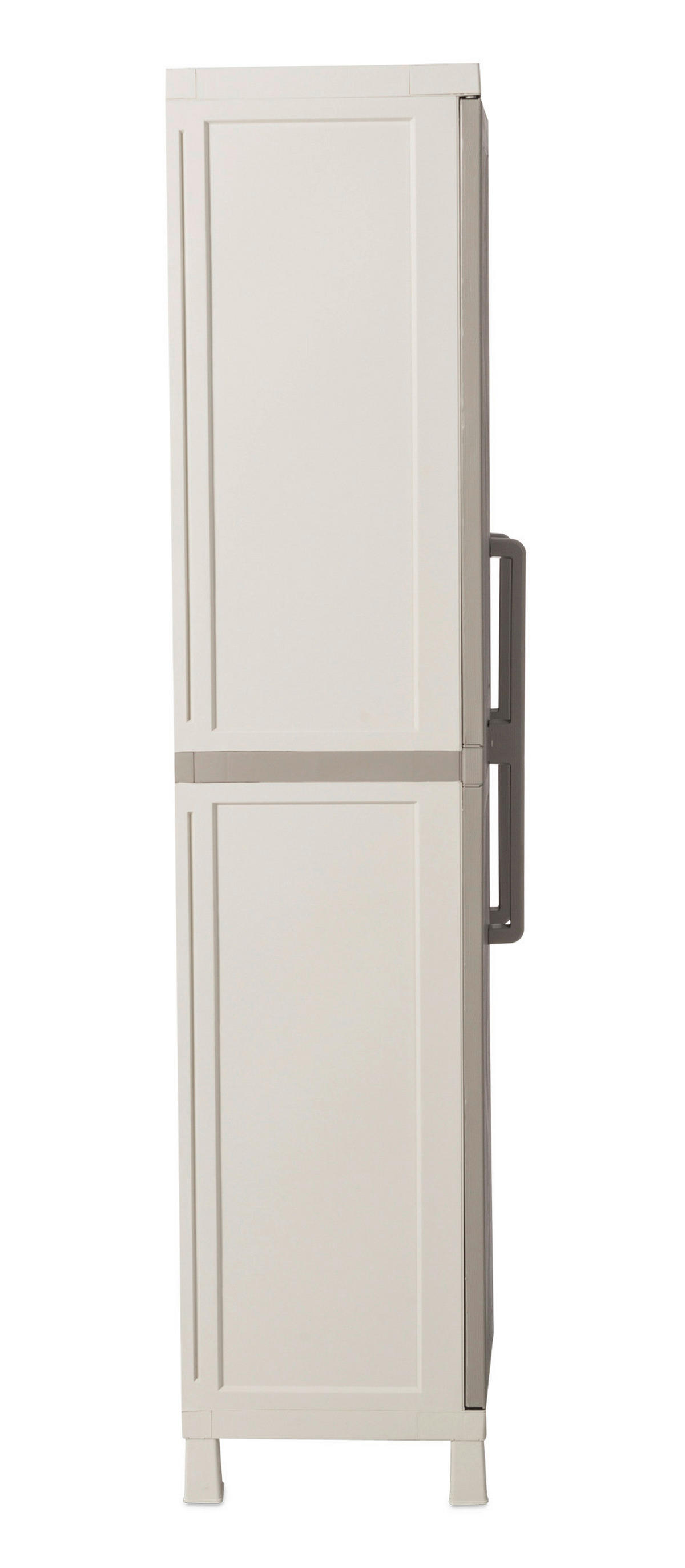 Toomax Kunststoffschrank Wood Midi hellgrau Kunststoff B/H/T: ca. 65x173x37 cm Wood Midi - hellgrau (65,00/173,00/37,00cm) - Toomax