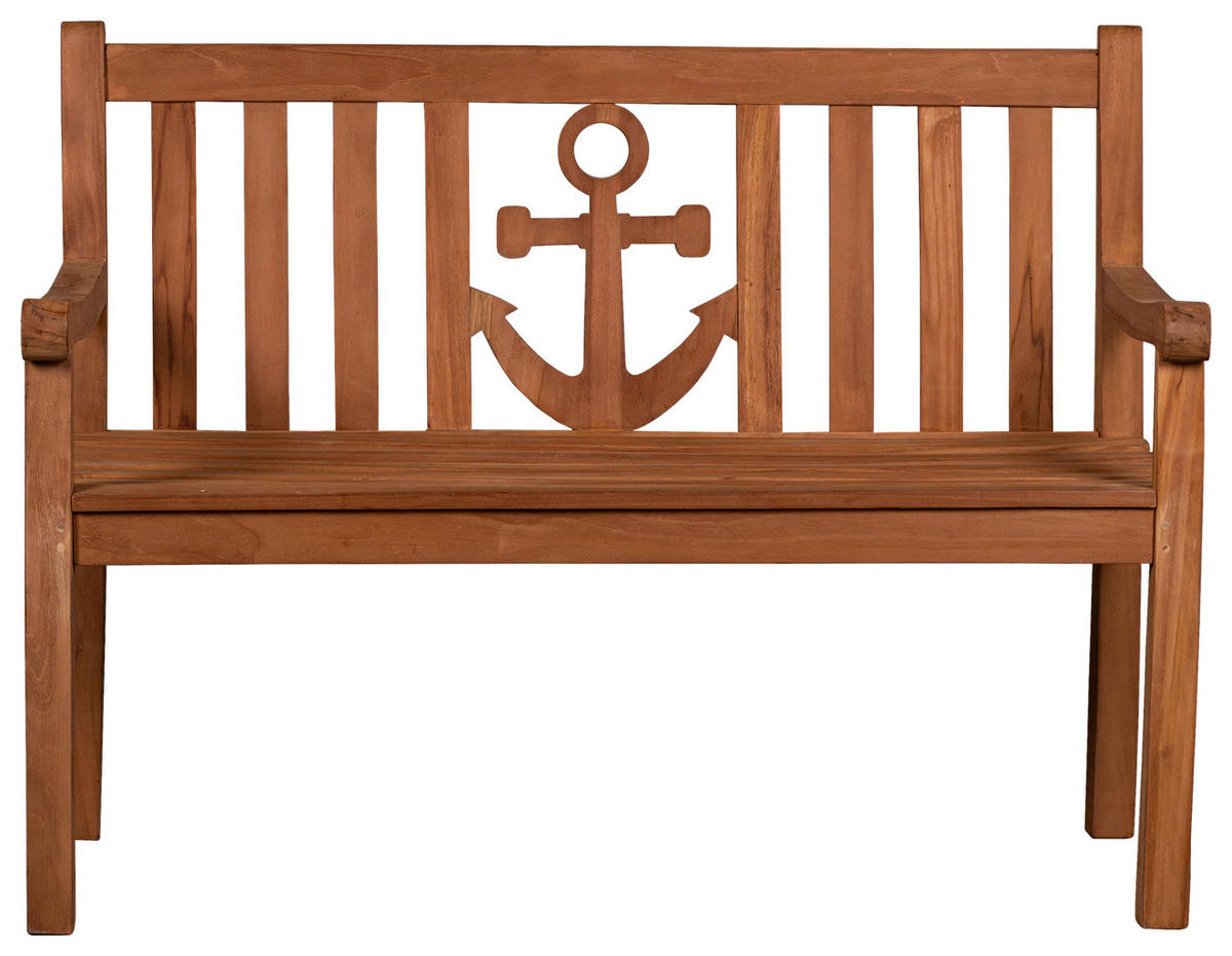 deVries Gartenbank Woodie natur Teakholz B/H/T: ca. 120x89x60 cm Woodie - natur (120,00/89,00/60,00cm) - deVries