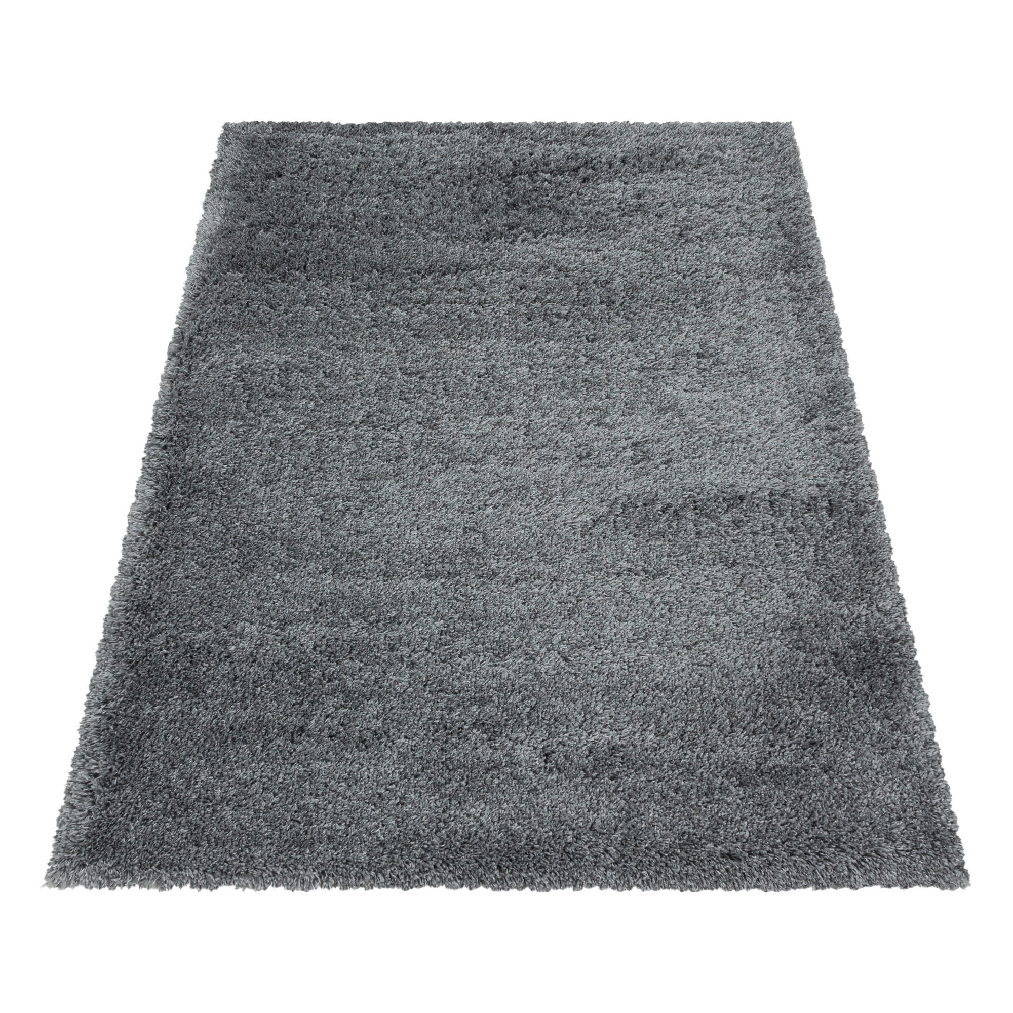 Ayyildiz Teppich FLUFFY hellgrau B/L: ca. 60x110 cm FLUFFY - hellgrau (60,00/110,00cm) - Ayyildiz