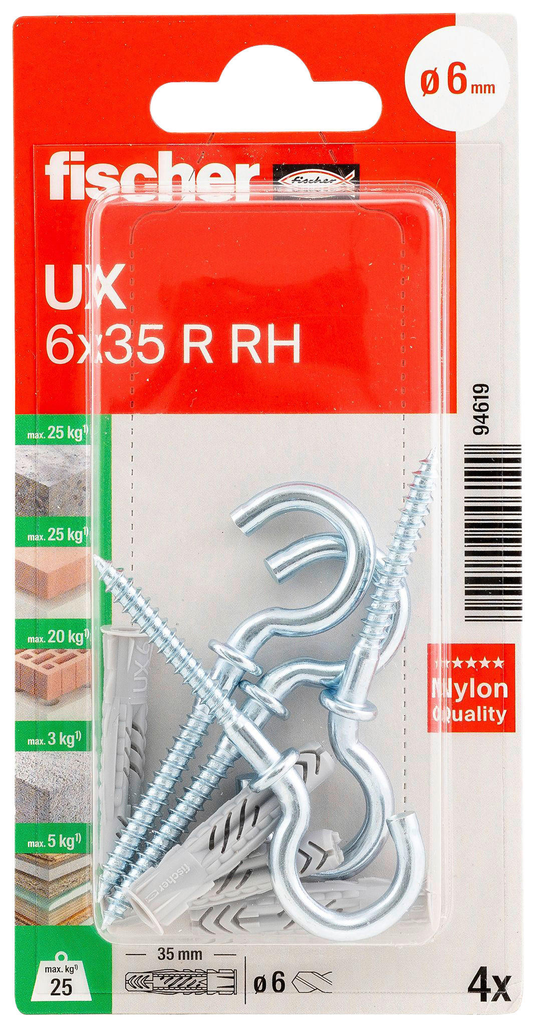 fischer Dübel- und Hakenset Dübel-/u.Rundhakenset_fischer - fischer