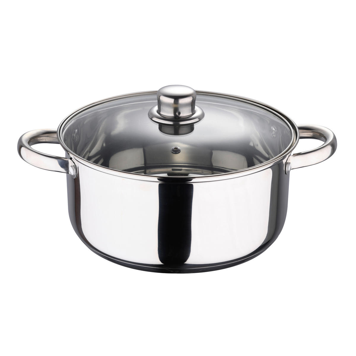 SAN IGNACIO Kochgeschirrset CASSEL silber Edelstahl 12 tlg. CASSEL - silber (47,50/28,00/19,00cm) - SAN IGNACIO