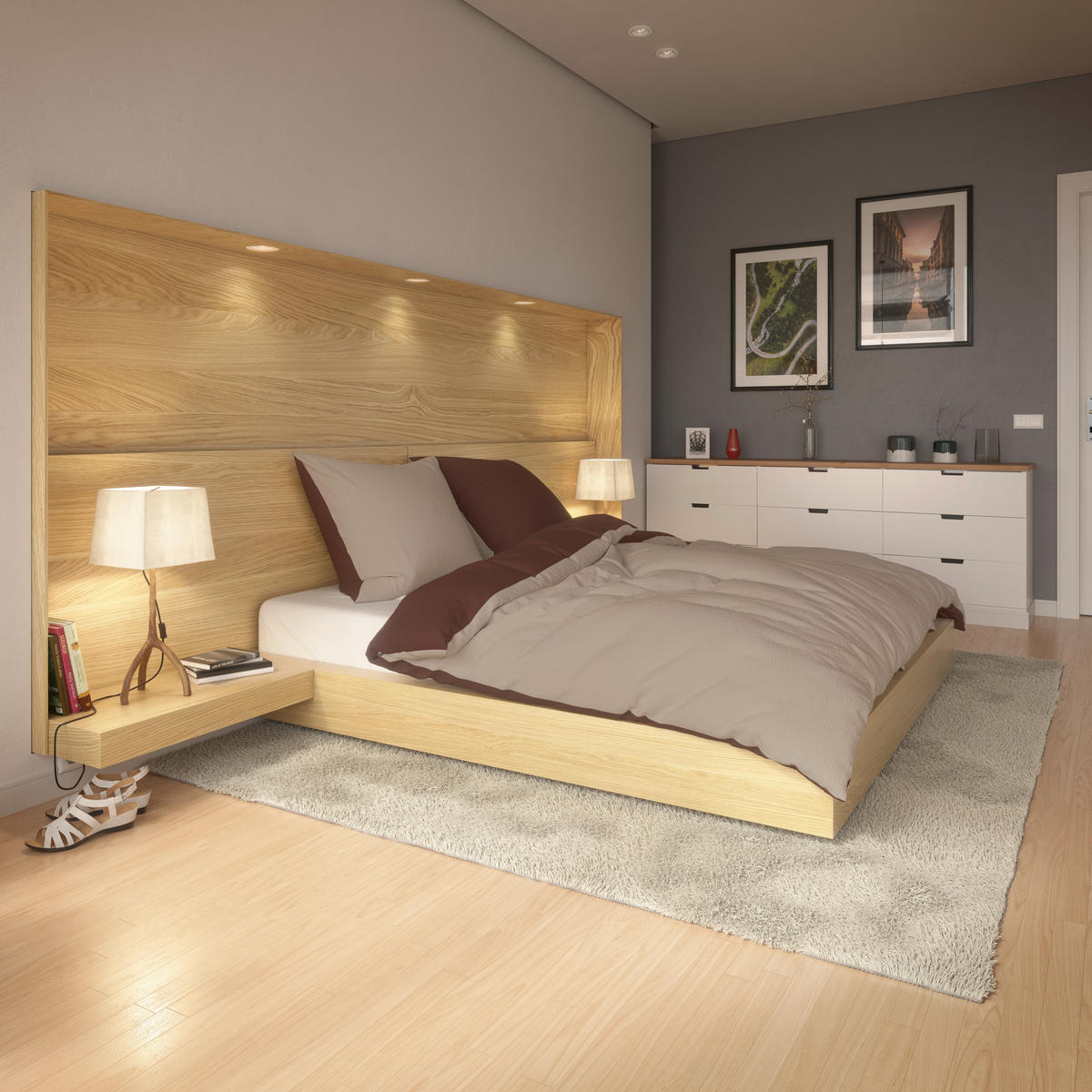 Microfaser Wende Bettwäsche Seersucker Wendebettwäsche_Seersucker br/tau - braun/taupe (135,00/200,00cm)