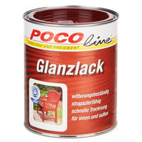 POCOline Acyl Buntlack bordeauxrot glänzend ca. 0,75 l Glanzlack_Acryl_2in1 750ml - bordeauxrot (10,00/12,00cm) - POCOline