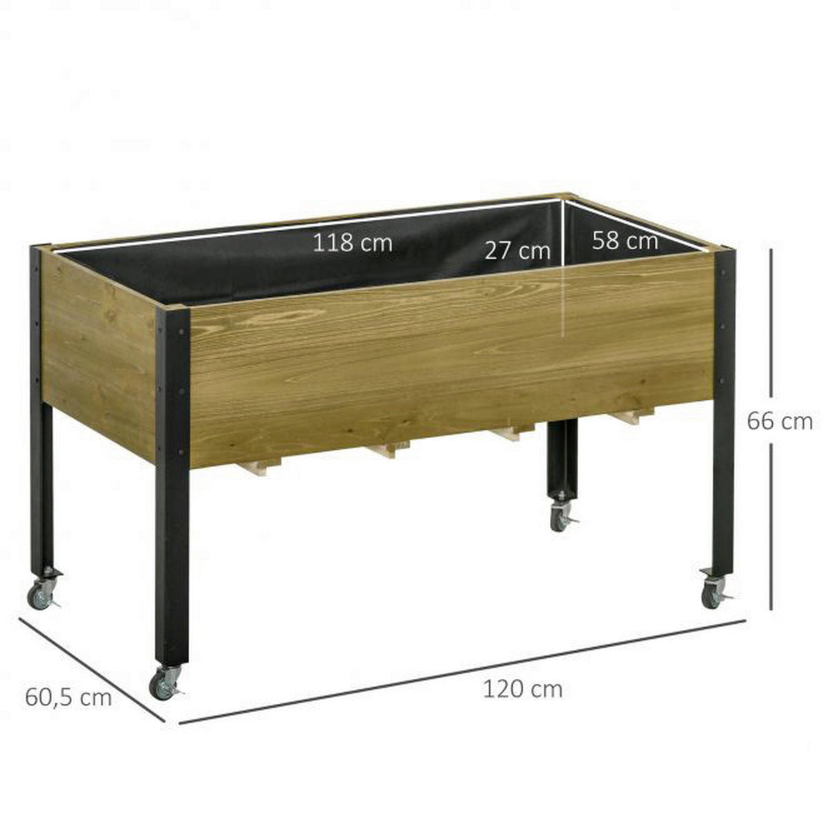 Outsunny Hochbeet Hochbeet 845-630V01 - Outsunny