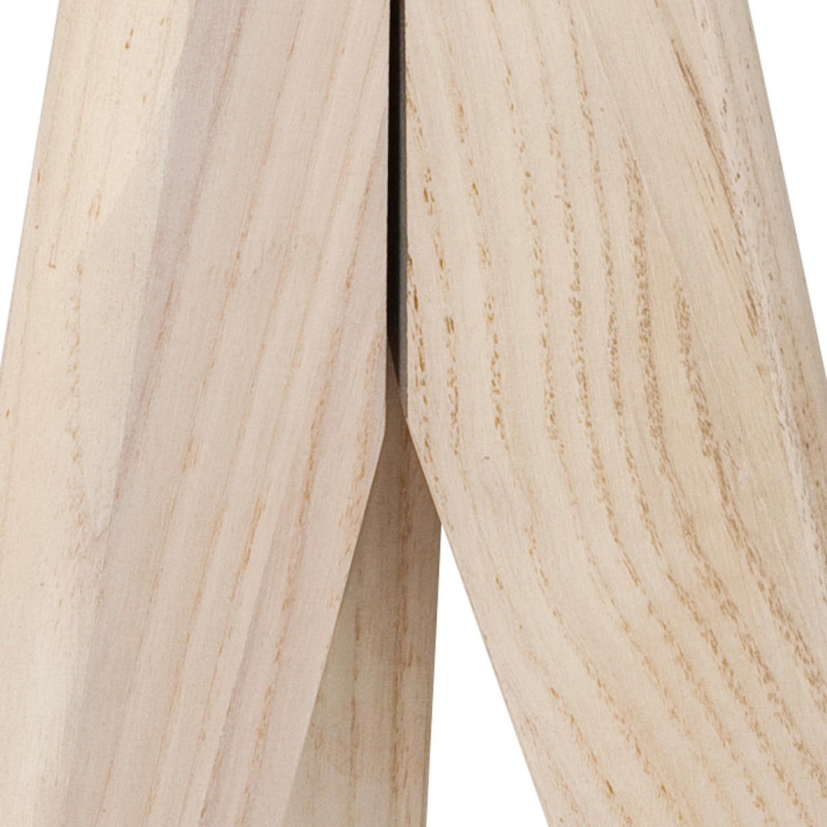 Lamkur Tischlampe weiß Holz Stahl B/H/L: ca. 34x38x38 cm E27 1 Brennstellen Aida - weiß (38,00/34,00/38,00cm) - Lamkur