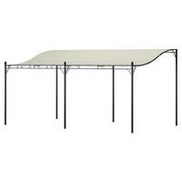 Outsunny Anbaupavillon cremeweiß Polyester B/H/L: ca. 298x253x491 cm Anbaupavillon - cremeweiß (491,00/298,00/253,00cm) - Outsunny