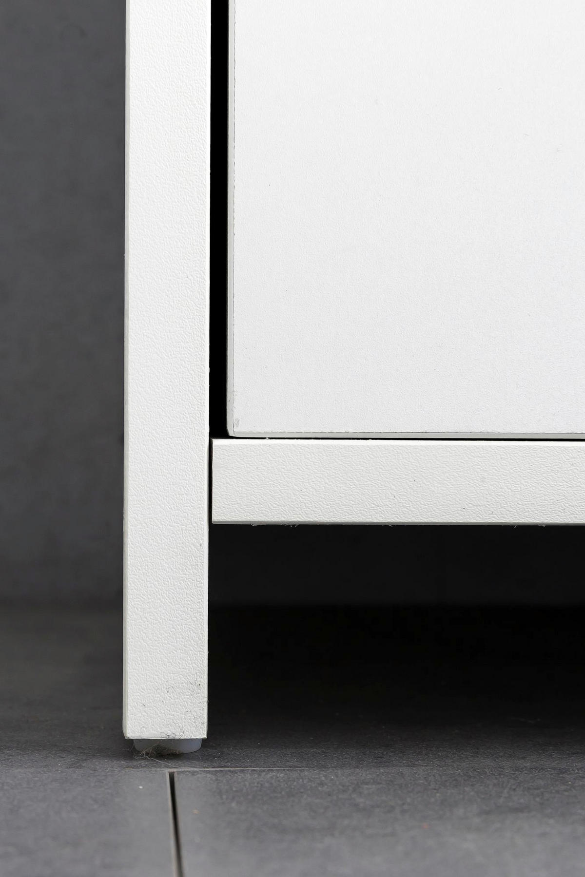 Badkommode weiß B/H/T: ca. 30x96x30 cm Badschrank - weiß (30,00/96,00/30,00cm) - Wohnling