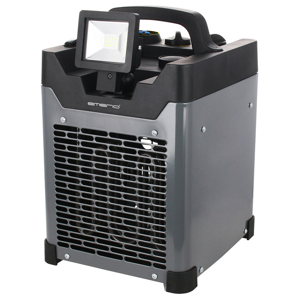 Emerio Heizlüfter FH-117205, 3300 W, mit LED-Strahler und Lautsprecher
