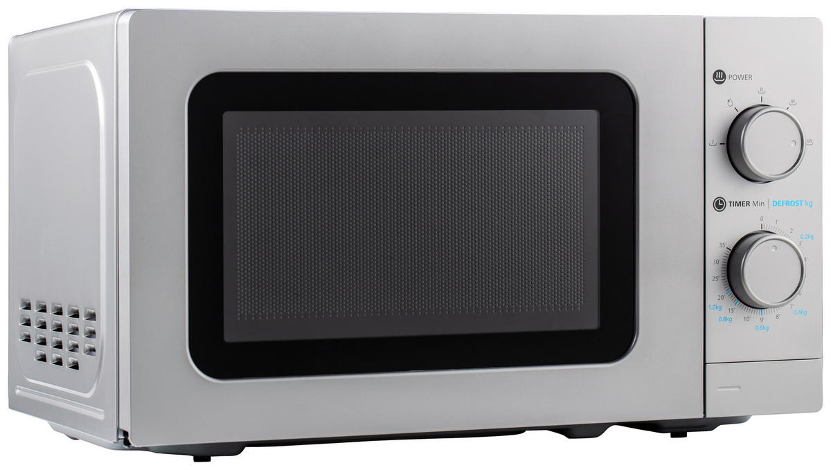 POCOline Mikrowelle MM720C2GX-PM silber Metall B/H/T: ca. 44x26x33 cm ca. 20 l Mikrowelle_Sevilla - silber (44,00/26,00/33,00cm) - POCOline