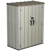 Lifetime Geräteschrank grau Kunststoff B/H/L: ca. 136x172x70 cm Geräteschrank - grau (70,00/136,00/172,00cm) - Lifetime