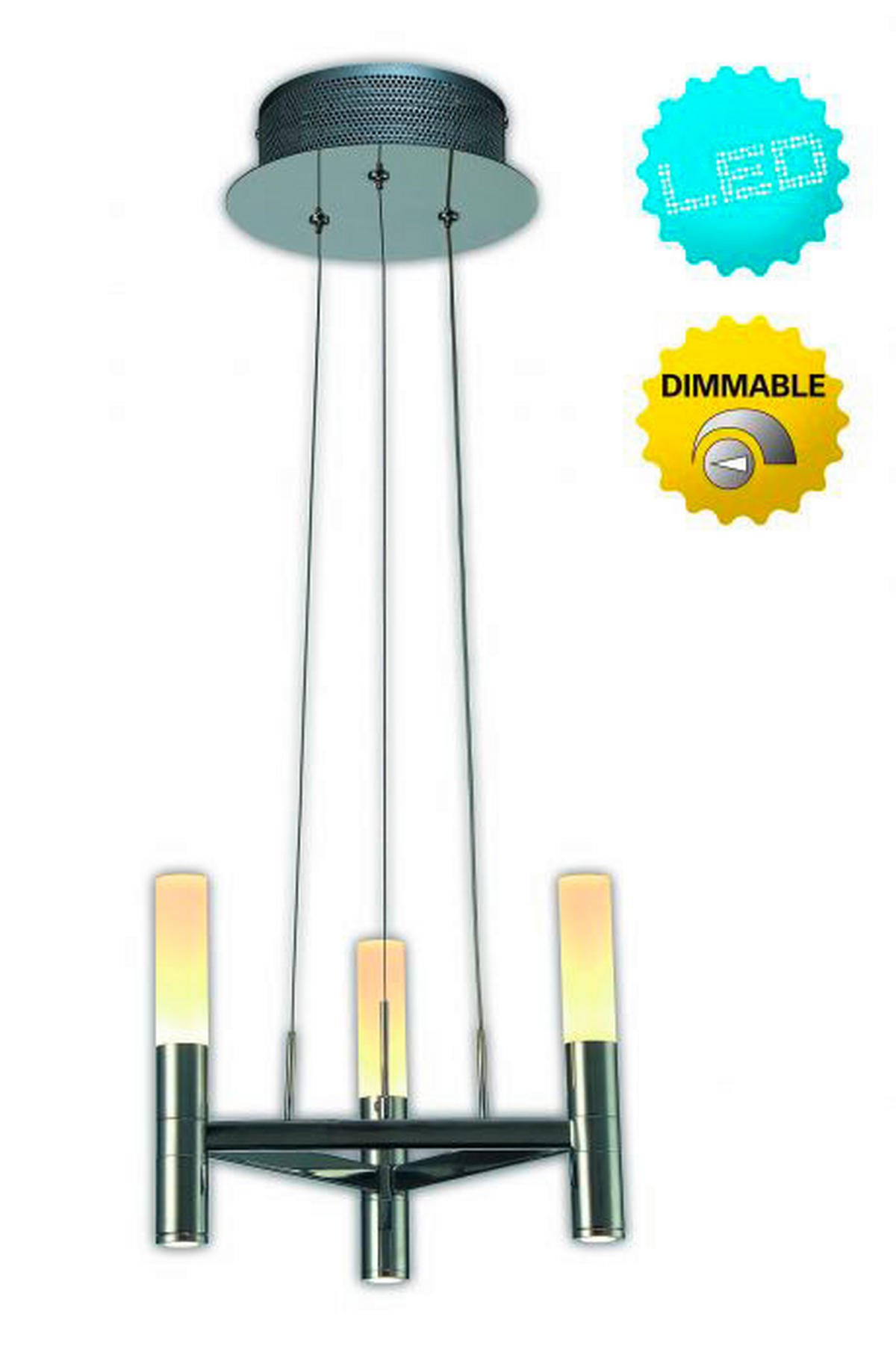 Näve Leuchten LED-Krone Castle - weiß (28,00/150,00cm) - Näve Leuchten