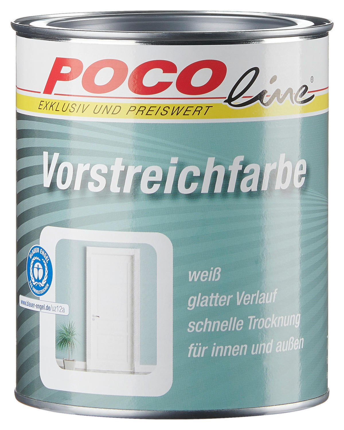 POCOline Acryl Vorstreichfarbe weiß matt ca. 0,25 l Vorstreichfarbe_Acryl 250ml - weiß (250ml) - POCOline