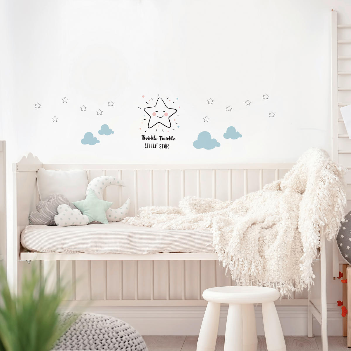 Dekosticker Spruch bunt B/L: ca. 25x70 cm 2 tlg. Dekosticker Sweet Dreams Little - bunt (25,00/70,00cm)