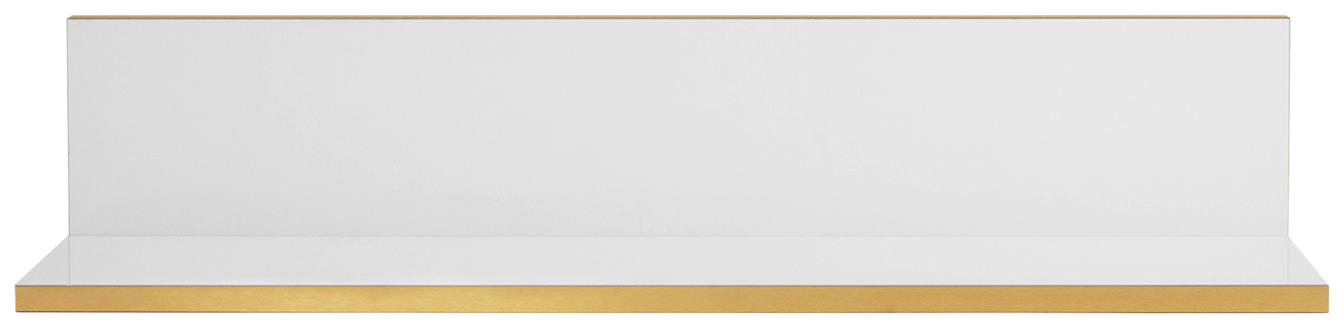Wandboard Istanbul weiß Hochglanz B/H/T: ca. 120x24x26 cm Istanbul - weiß (120,00/24,00/26,00cm)